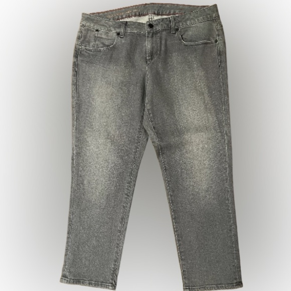 Talbots signature ankle gray denim Jeans size 16WP